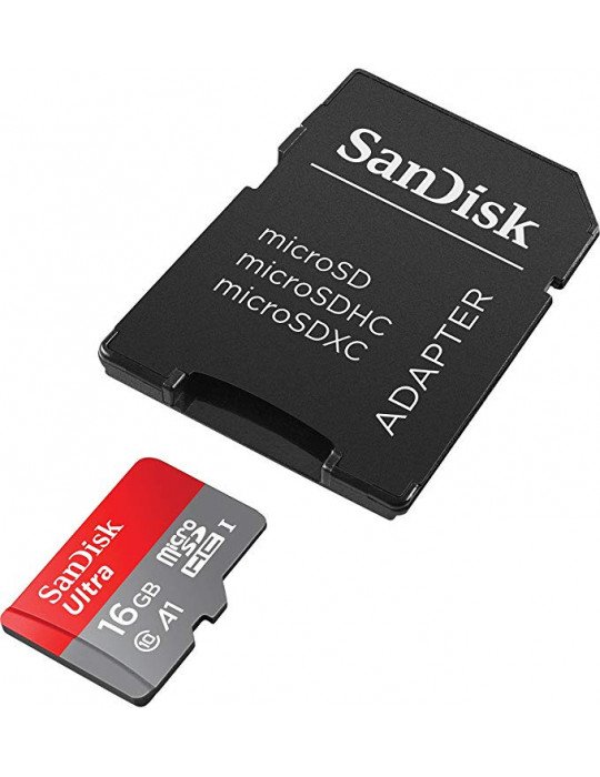 Nano-PC - Carte microSDHC SanDisk Ultra U1 Class 10 - 16 Go 98MB/s - 3