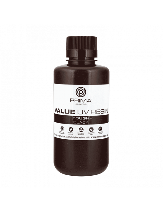 Résines - Résine SLA/LCD UV Prima Creator Value Tough Black (noir) - 1