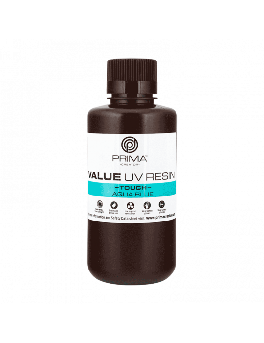 Résines - Résine SLA UV Prima Creator Tough Aqua Blue (bleu) 1Kg - 1
