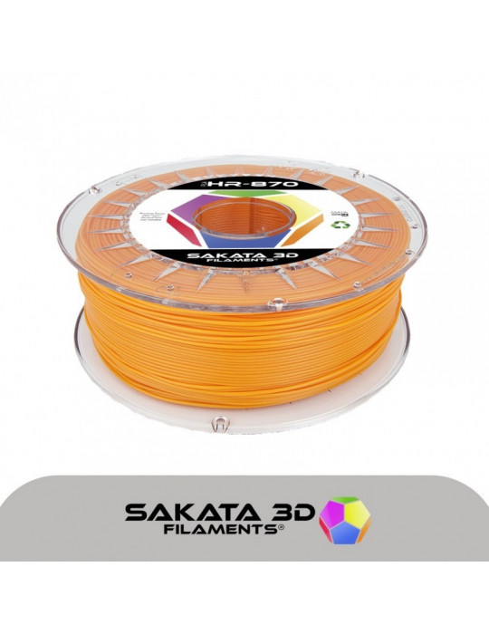 Filaments PLA - Filament PLA SAKATA HR-870 1,75mm 1Kg (Ingeo 3D870) - Orange - 1